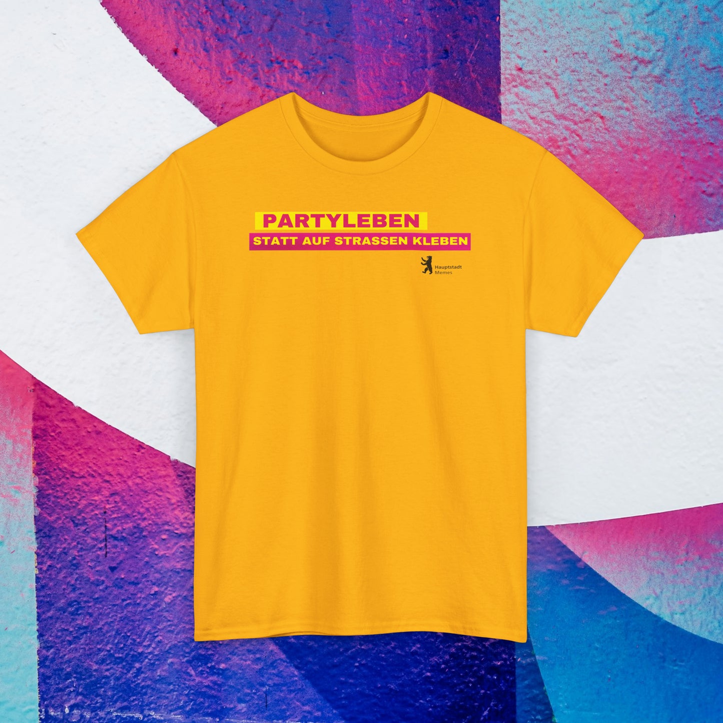 FDP PARTYLEBEN STATT AUF STRASSEN KLEBEN SHIRT