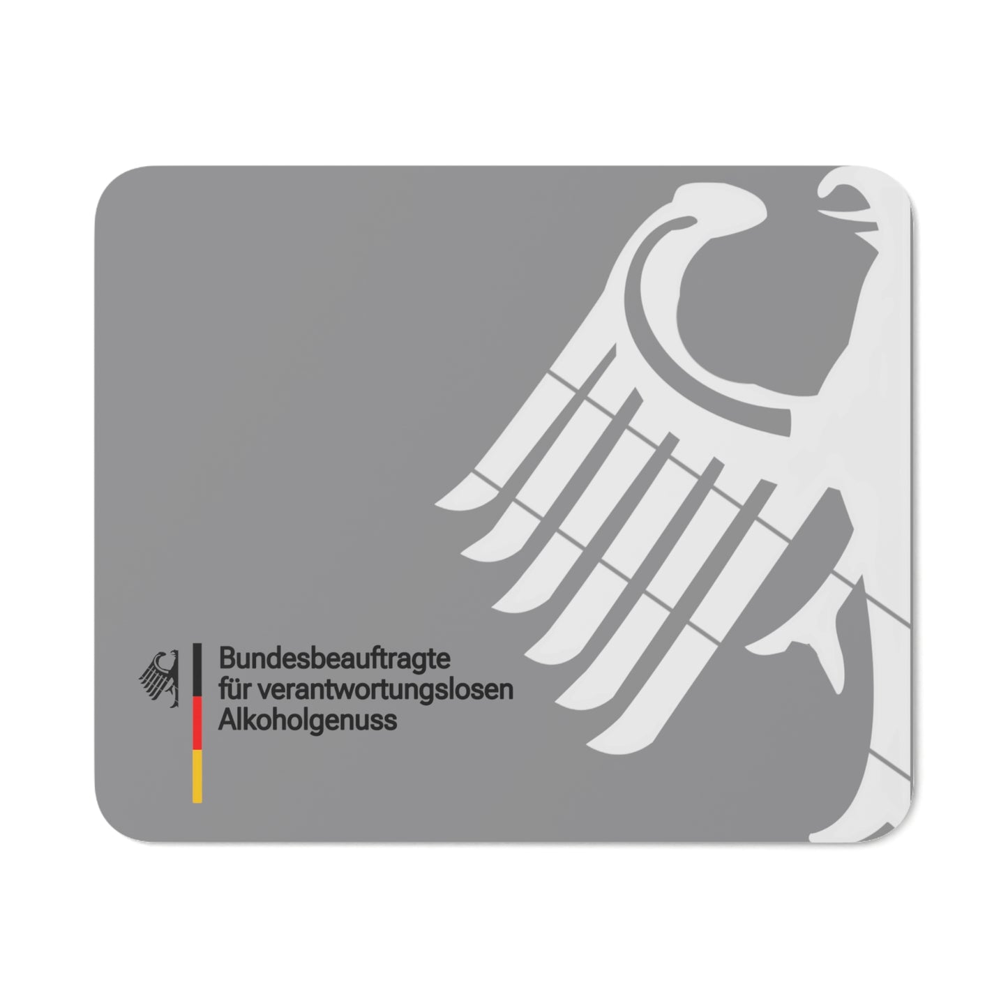 MOUSEPAD Bundesbeauftragte für verantwortungslosen Alkoholgenuss by hauptstadt.memes