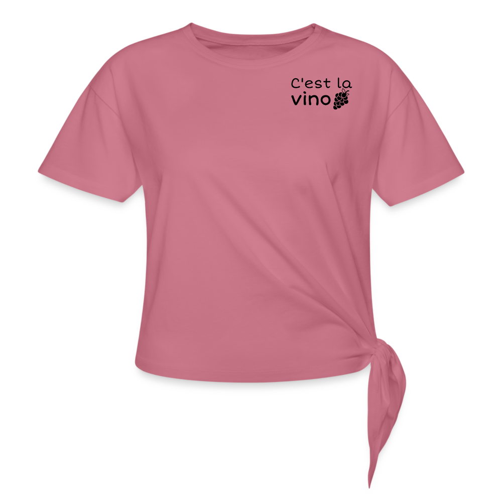 C'est la vino Knotted T-Shirt - Malve
