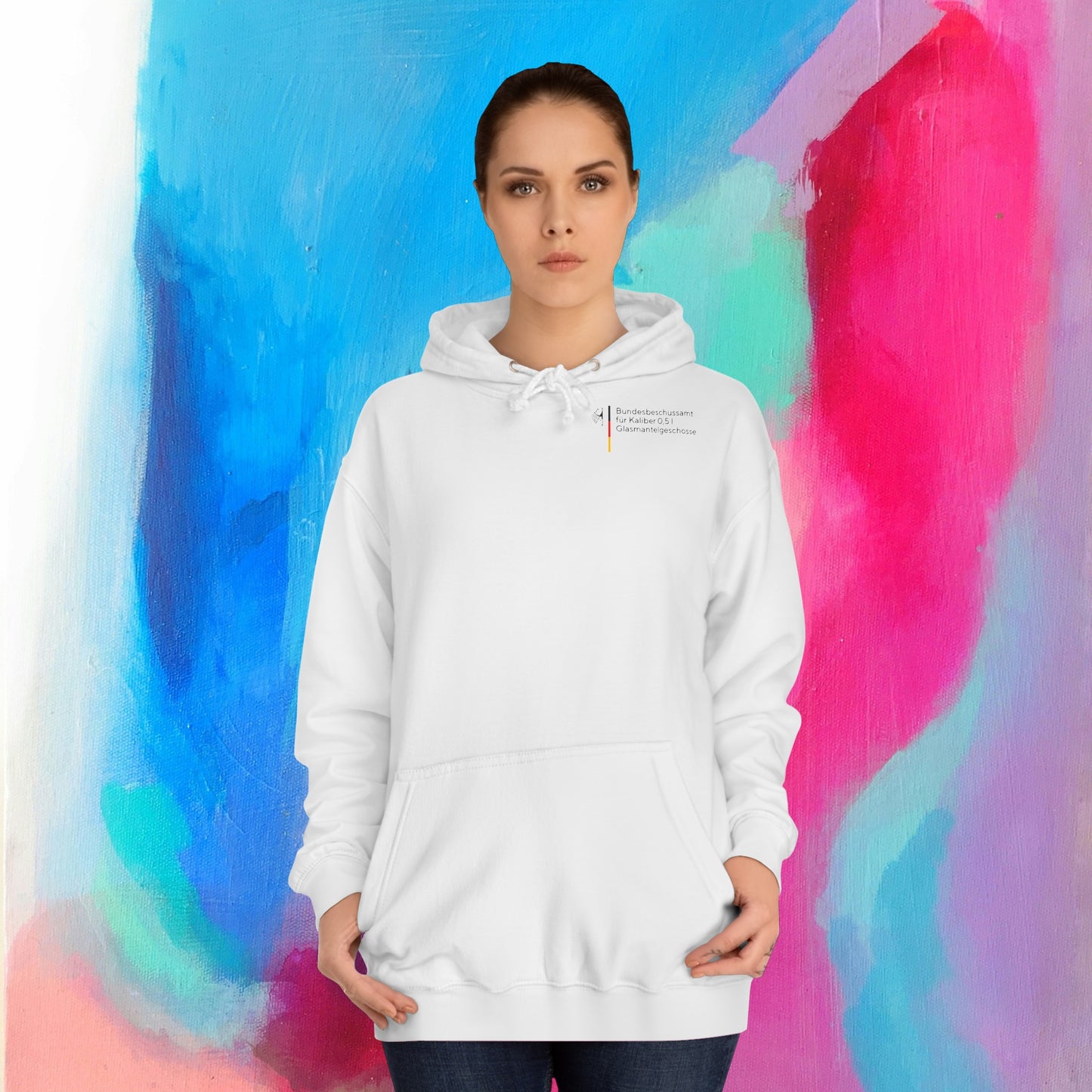 Kaliber 0,5 Glasmantelgeschoss Hoodie unisex