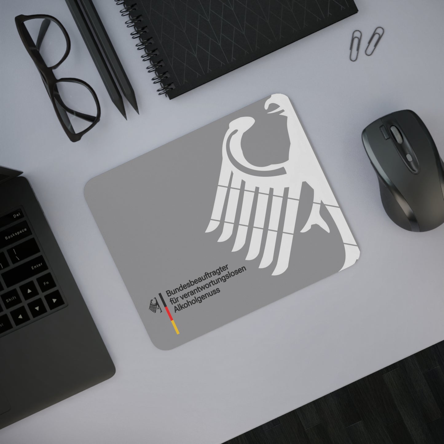 MOUSEPAD Bundesbeauftragter für verantwortungslosen Alkoholgenuss by hauptstadt.memes