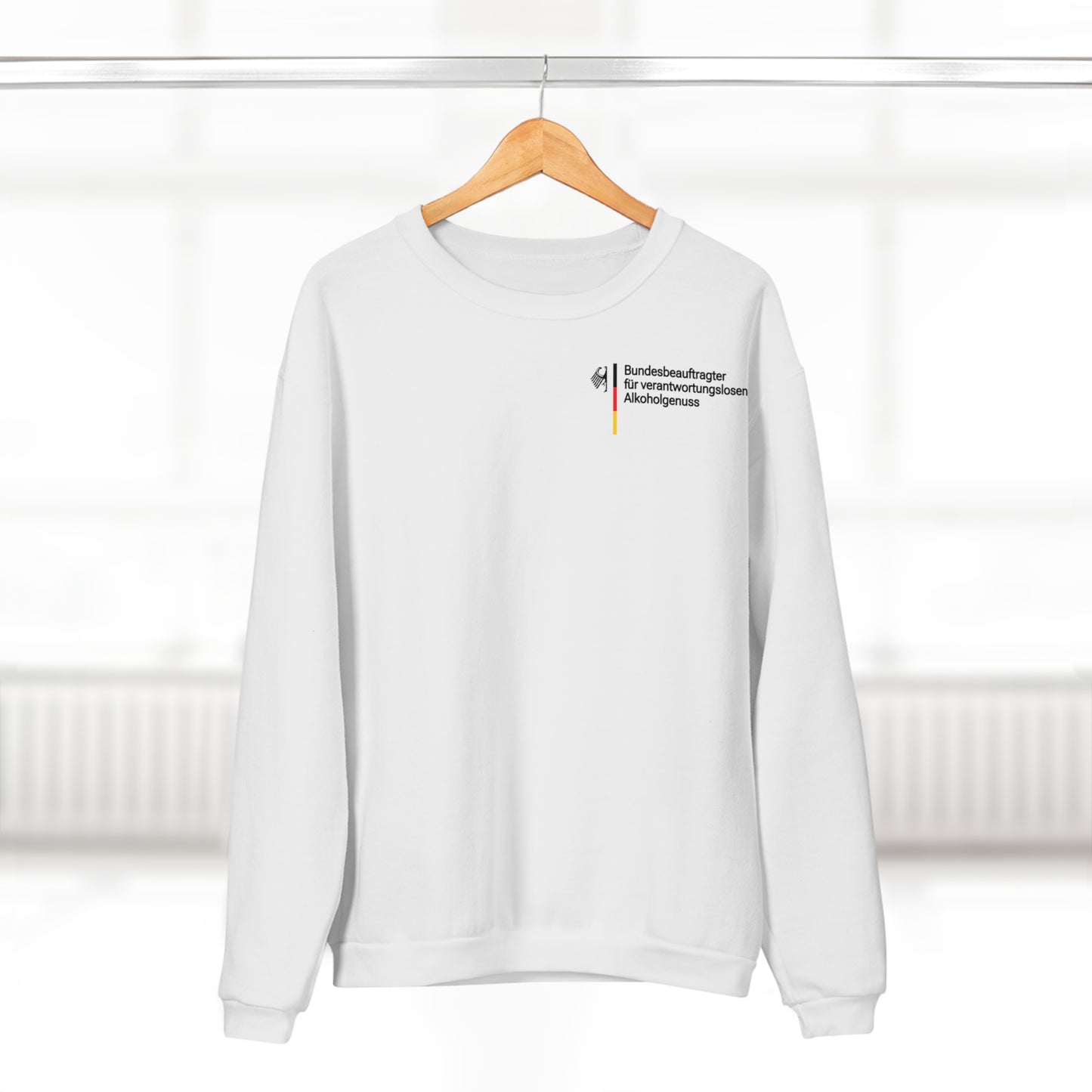 Bundesbeauftragter für verantwortungslosen Alkoholgenuss BIO-PULLOVER by hauptstadt.memes