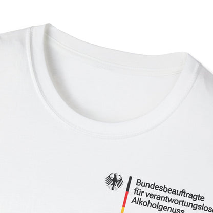 Bundesbeauftragte für verantwortungslosen Alkoholgenuss Premium-Shirt by hauptstadt.memes