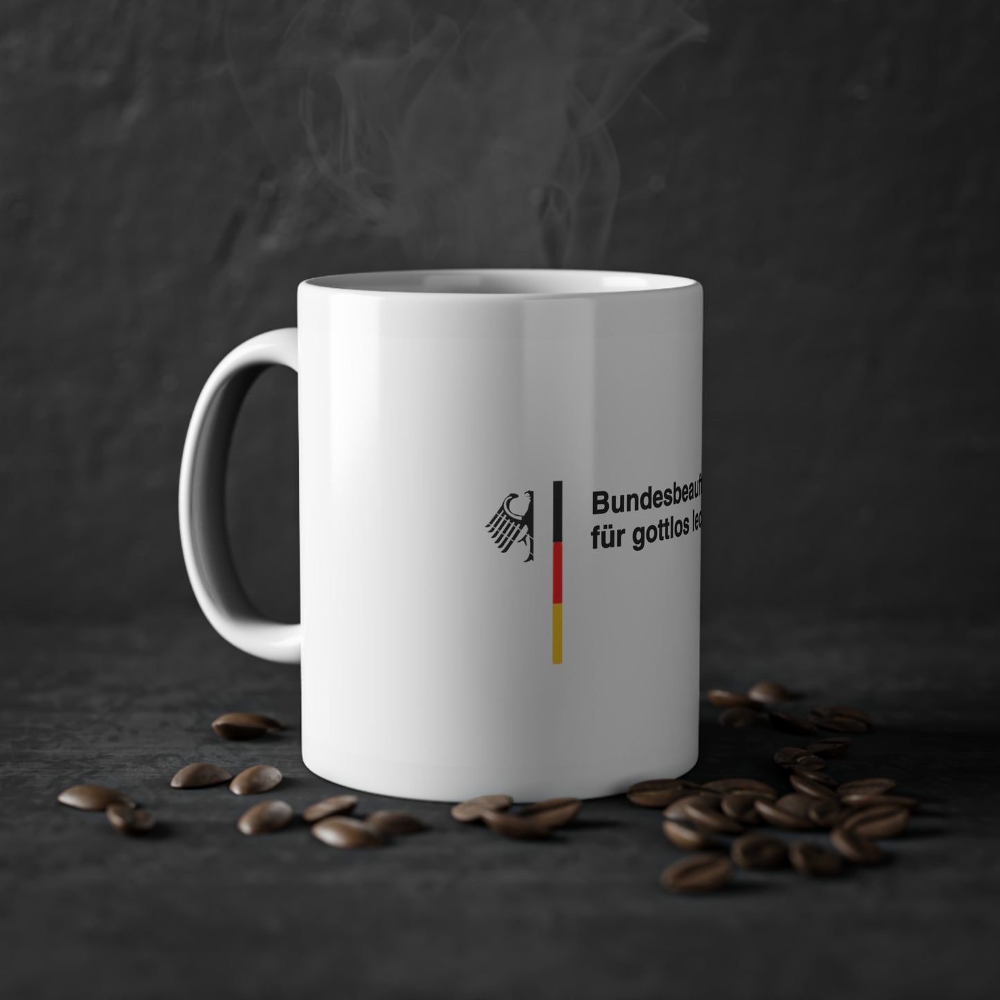 Bundesbeauftragter für gottlos lecker Käffchen Tasse