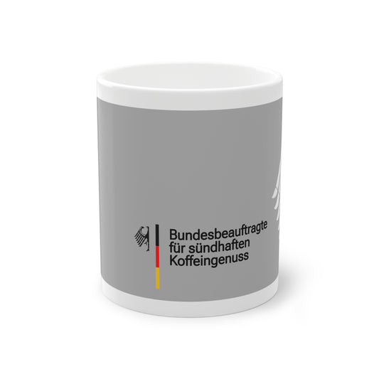 Bundesbeauftragte für sündhaften Koffeingenuss Premium-Tasse by Hauptstadt.memes