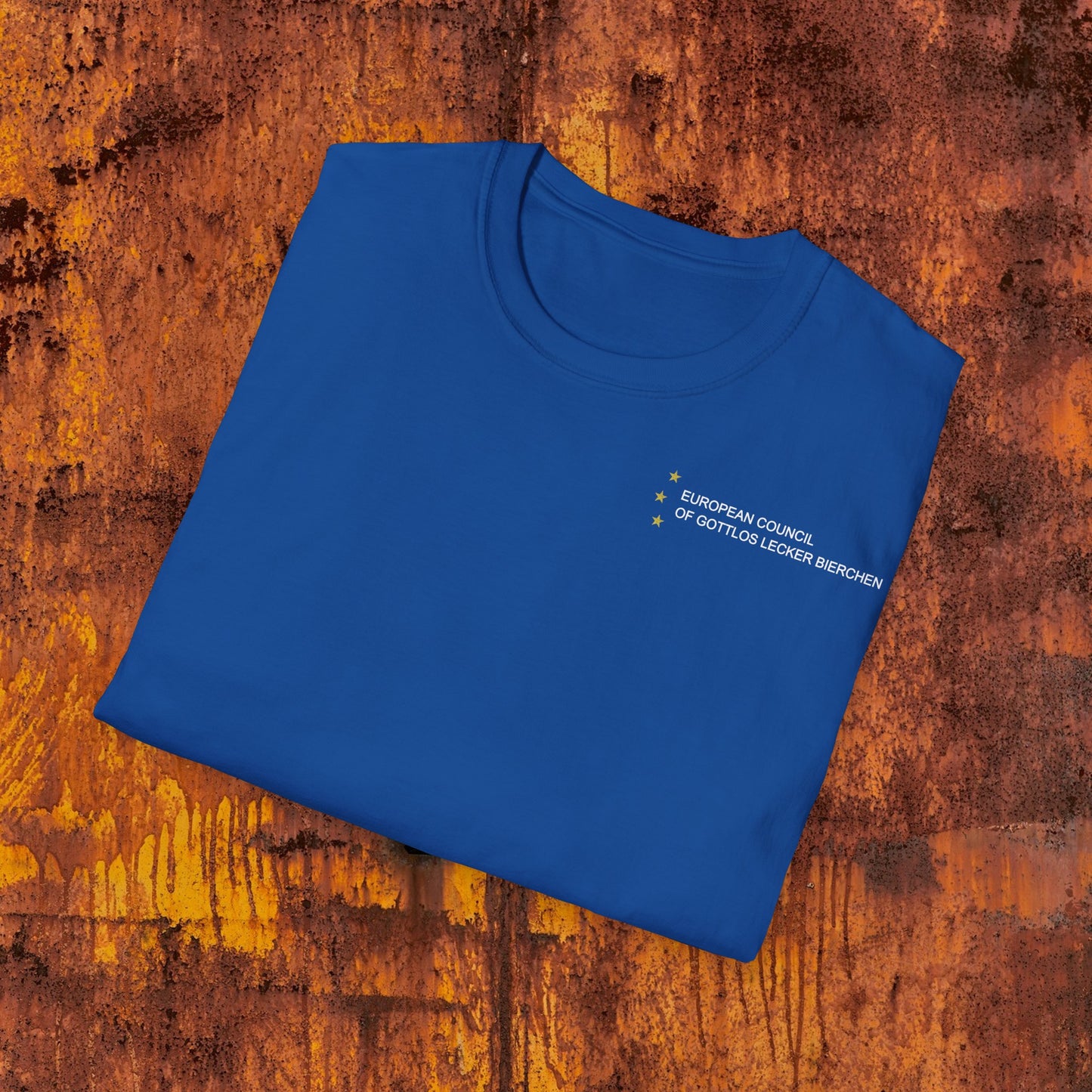 EUROPEAN COUNCIL OF gottlos lecker Bierchen Premium-Shirt by hauptstadt.memes